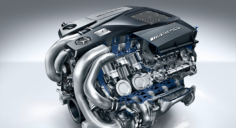 Produkcja silnika Mercedes Benz AMG 63 V8